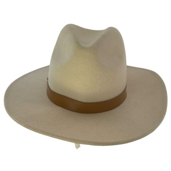 Lack of Color The Fader Hat Ivory Wool Coachella Festival Small 55 cm Australian - Picture 1 of 16